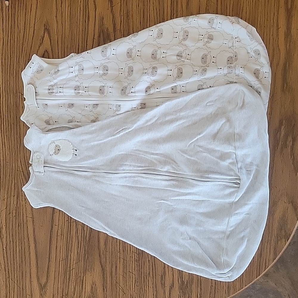Two sleep sacks